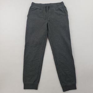 LL Bean Joggers Womens Medium Gray Stretch Terry Knit Sweat Pants Adult